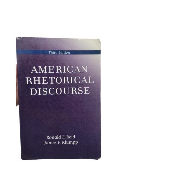 American Rhetorical Discourse, 3rd Edition Reid, Ronald F. Acceptable PB Book - Picture 1 of 14
